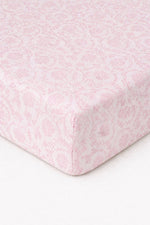 Pink Chinoiserie Crib Sheet by Little Mae & Co