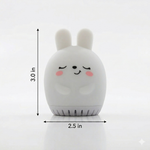 Sleeping Pal bunny-shaped mini sound machine night light for babies & toddlers.