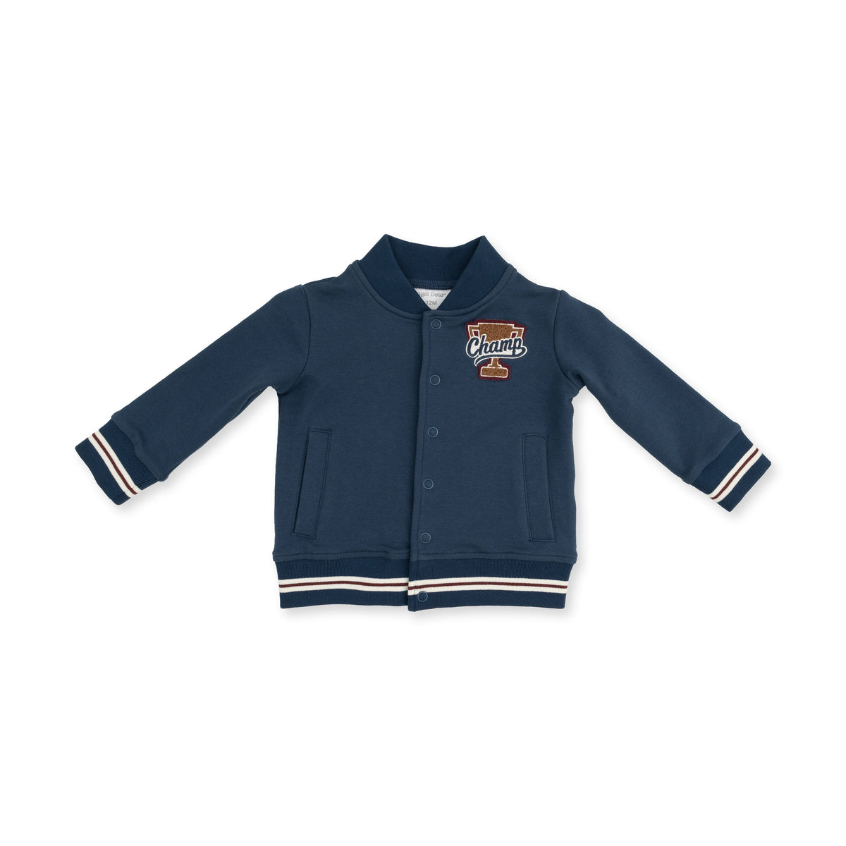 Varsity French Terry - Letterman Jacket by Angel Dear (view 2 of 5)
