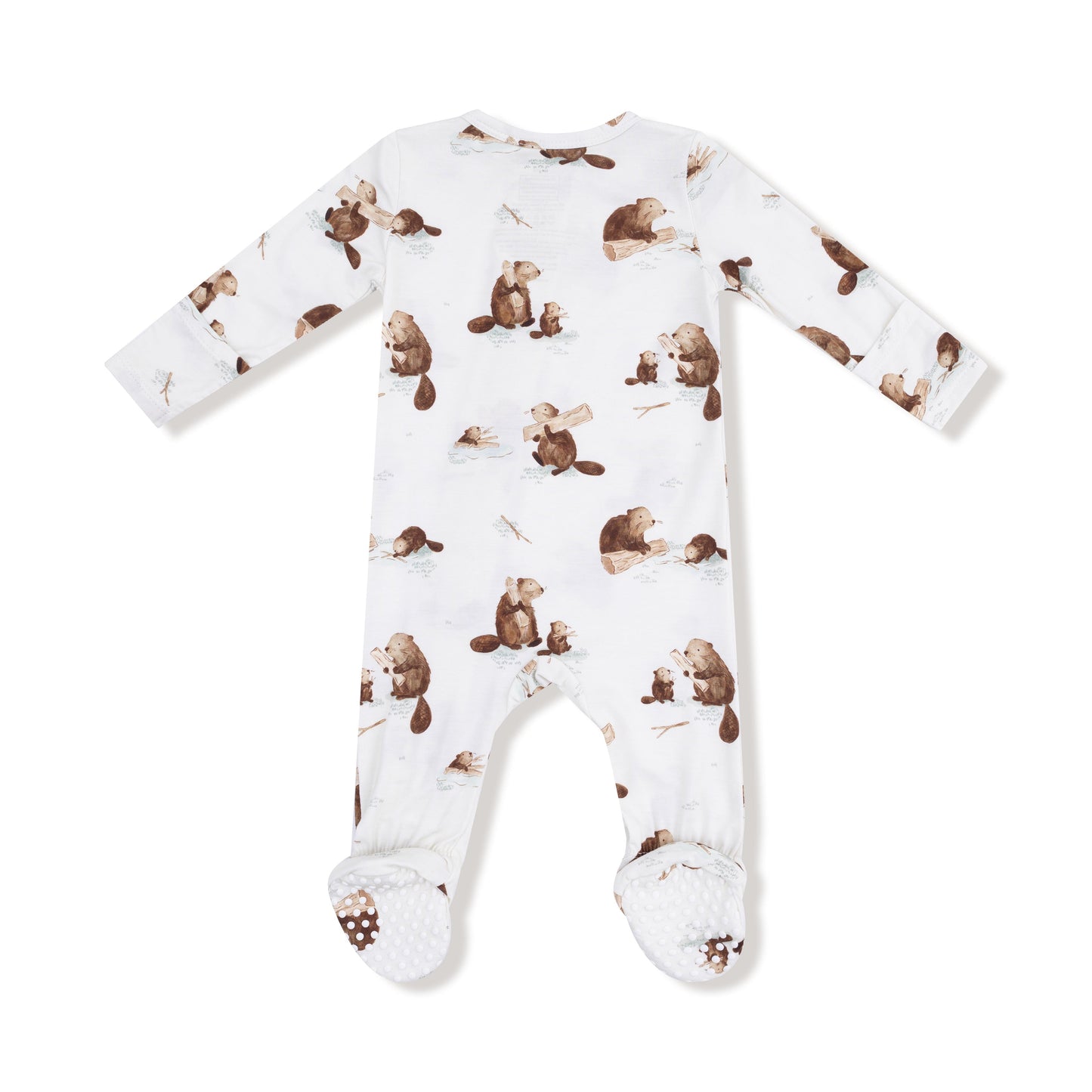 Angel Dear 2 Way Zipper Footie With Fold Over Cuffs