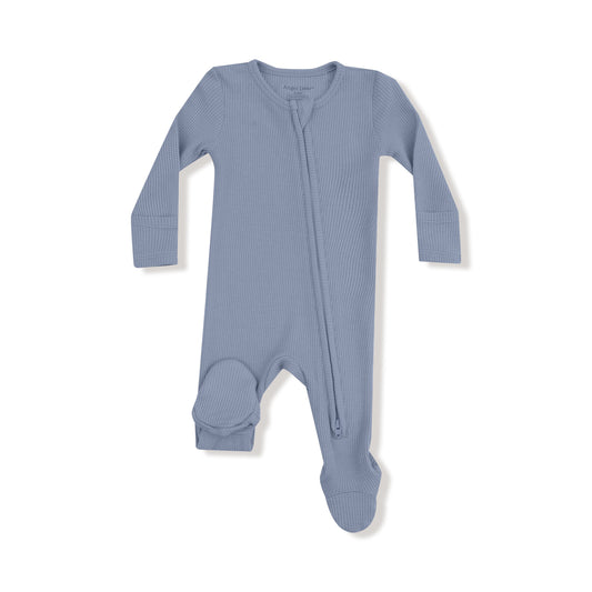 Angel Dear 2 Way Zipper Footie Cozy Soft Waffle Prints