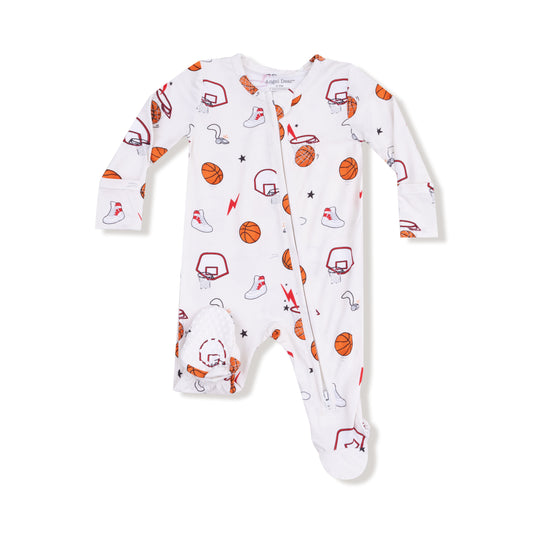 Angel Dear 2 Way Zipper Footie Soft Bamboo Baby Viscose