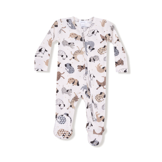 Angel Dear 2 Way Zipper Footie With Fold Over Cuffs