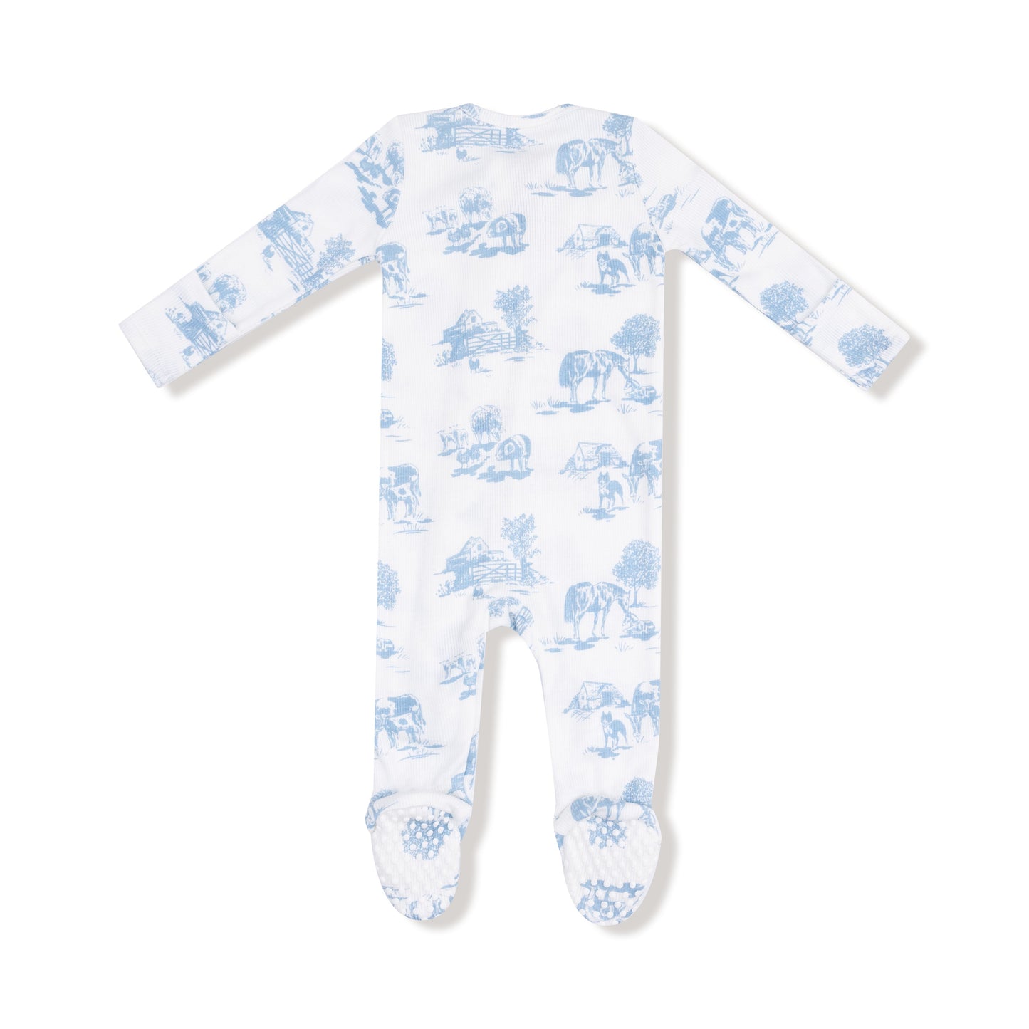 Angel Dear 2 Way Zipper Footie Soft Modal For Babies