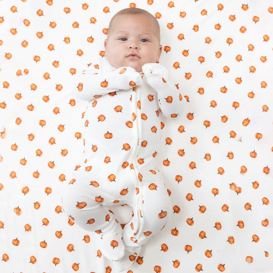 Angel Dear 2 Way Zipper Footie Soft Ribbed Modal Fabric