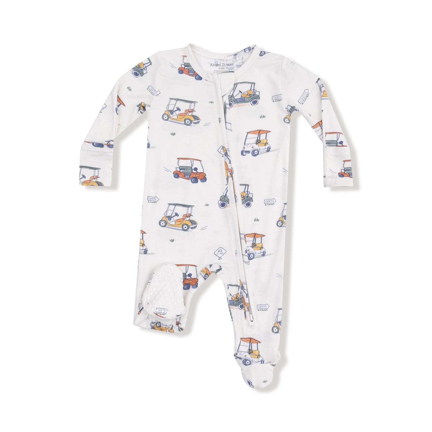 Angel Dear 2 Way Zipper Footie Soft Bamboo Babywear