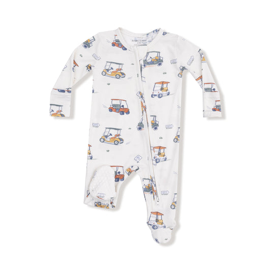 Angel Dear 2 Way Zipper Footie Soft Bamboo Babywear