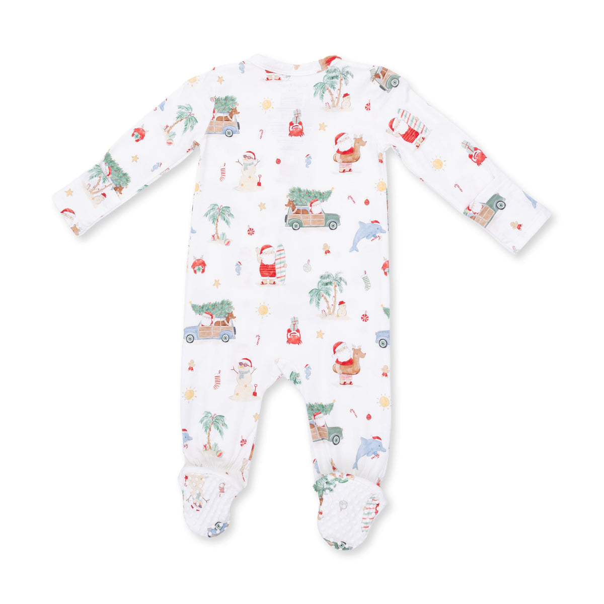 Beach Christmas - 2 Way Zipper Footie by Angel Dear