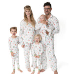 Beach Christmas - Adult Long Sleeve Coat Style and Pant with Pockets by Angel Dear