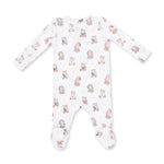 Christmas Teddy Bears Uni - 2 Way Zipper Footie by Angel Dear