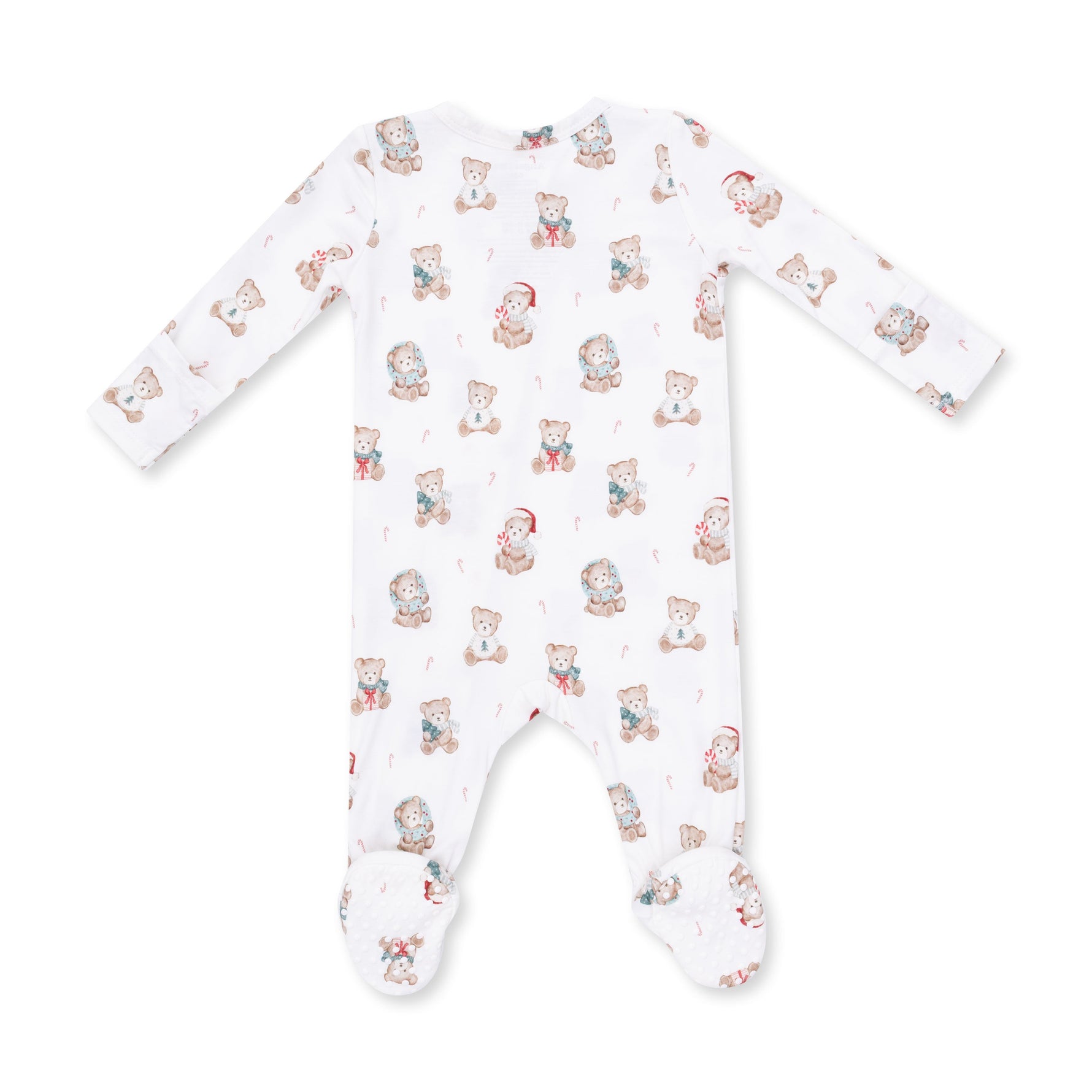 Christmas Teddy Bears Uni - 2 Way Zipper Footie by Angel Dear