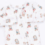 Christmas Teddy Bears Uni - 2 Way Zipper Footie by Angel Dear