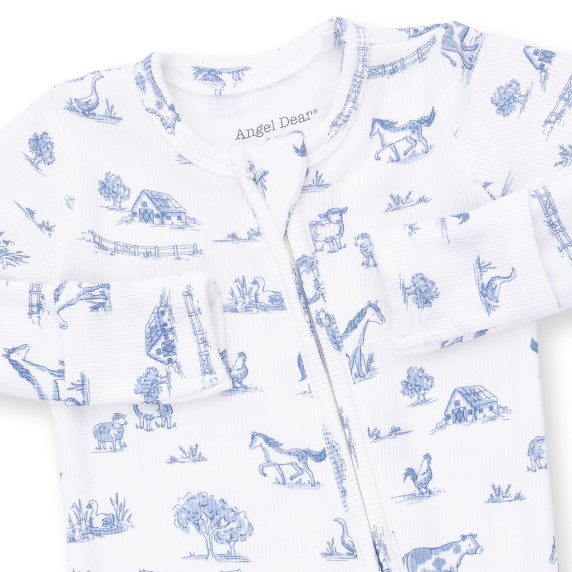 Farm Friends - 2 Way Zipper Footie by Angel Dear (view 4 of 4)