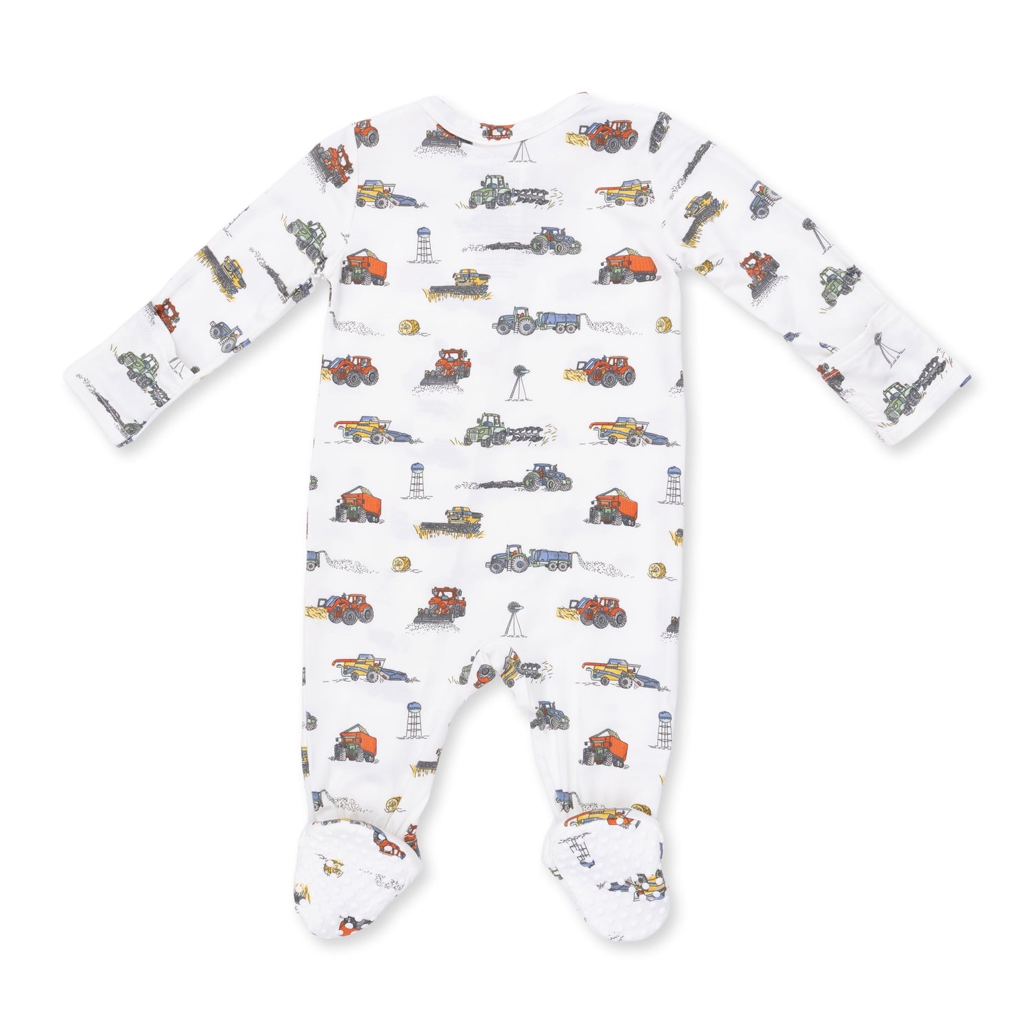 Farm Machines - 2 Way Zipper Footie by Angel Dear (view 2 of 3)
