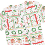 Gingerbread Fair Isle Uni - 2 Way Zipper Footie by Angel Dear