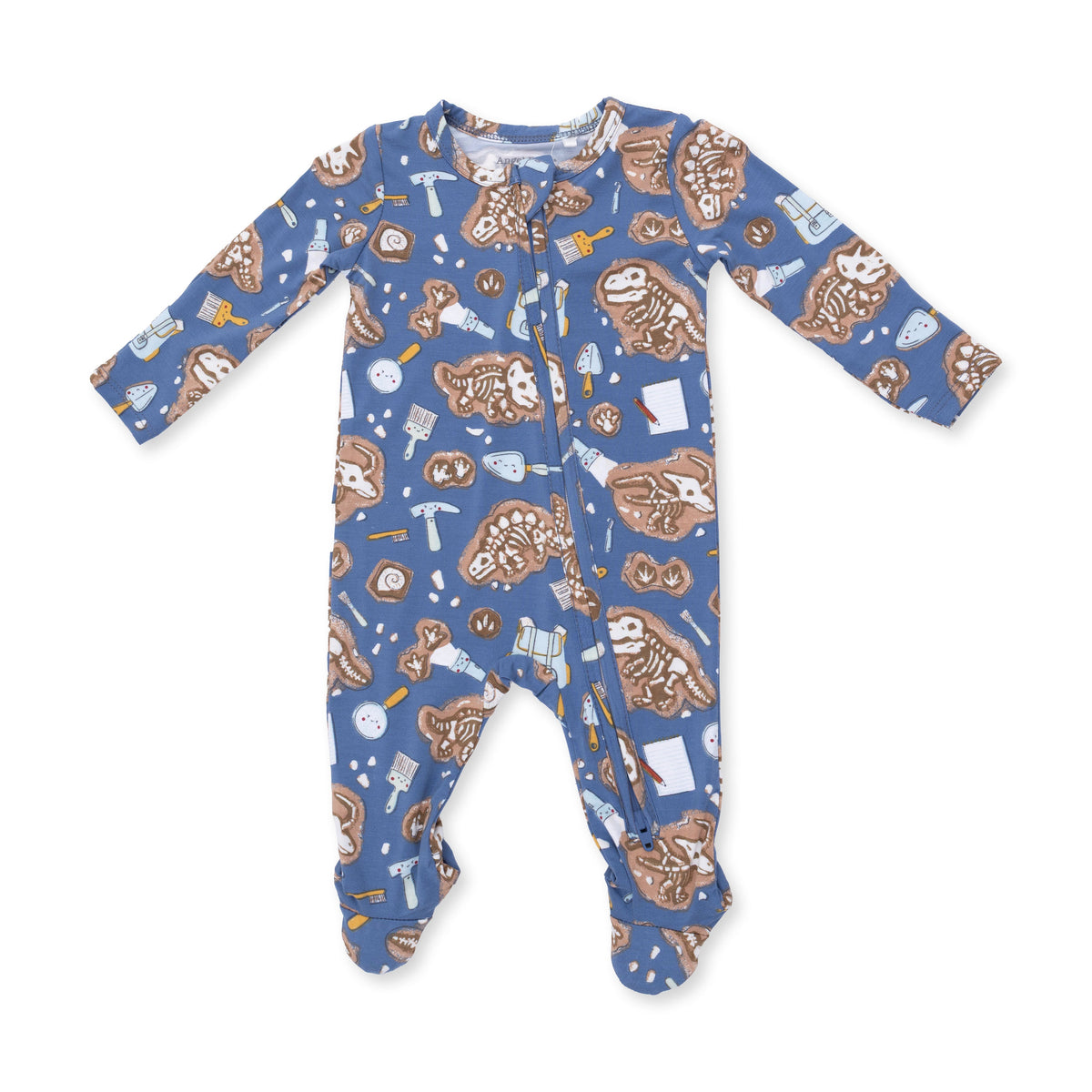 Dino Dig - 2 Way Zipper Footie by Angel Dear