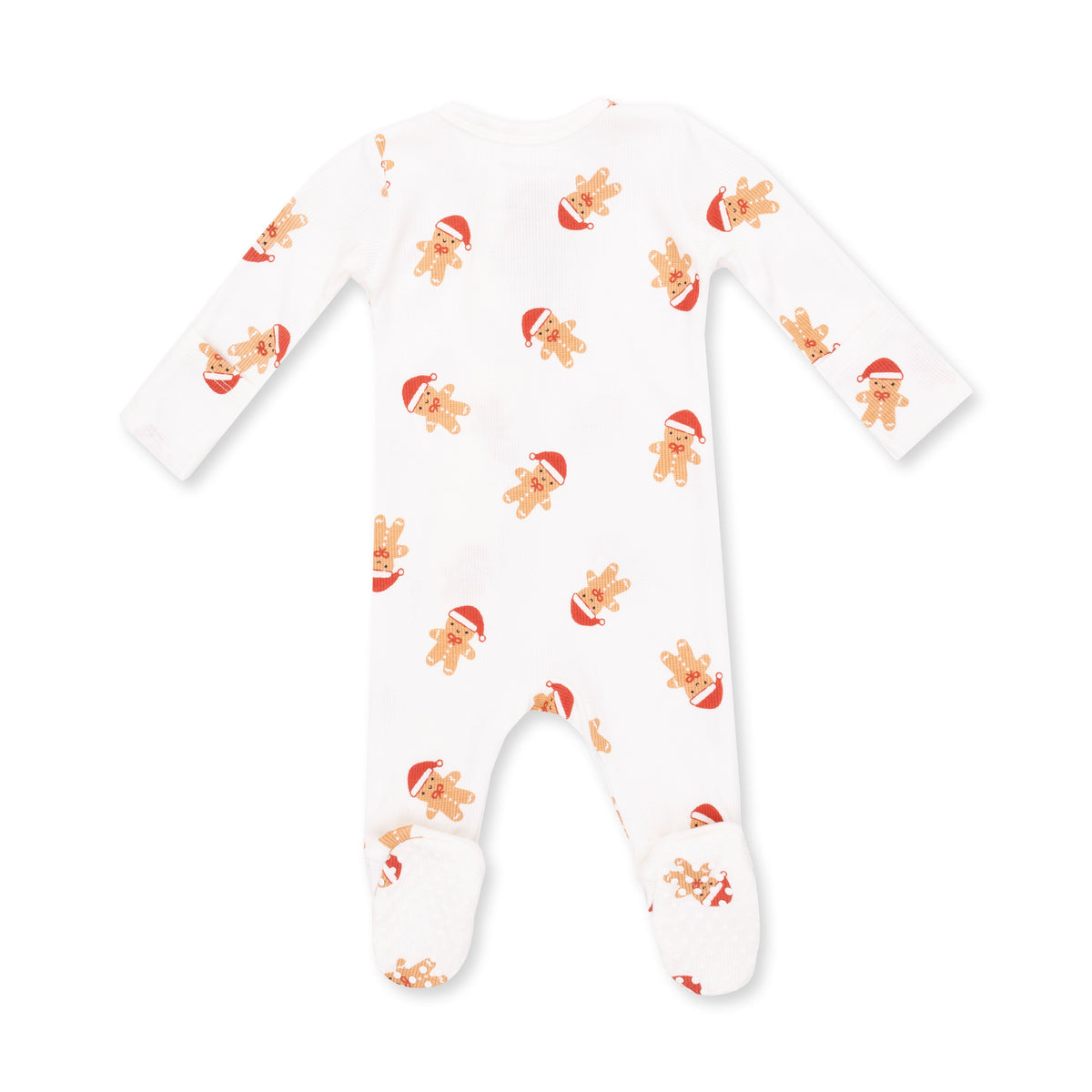 Simple Gingerbread - 2 Way Zipper Footie by Angel Dear