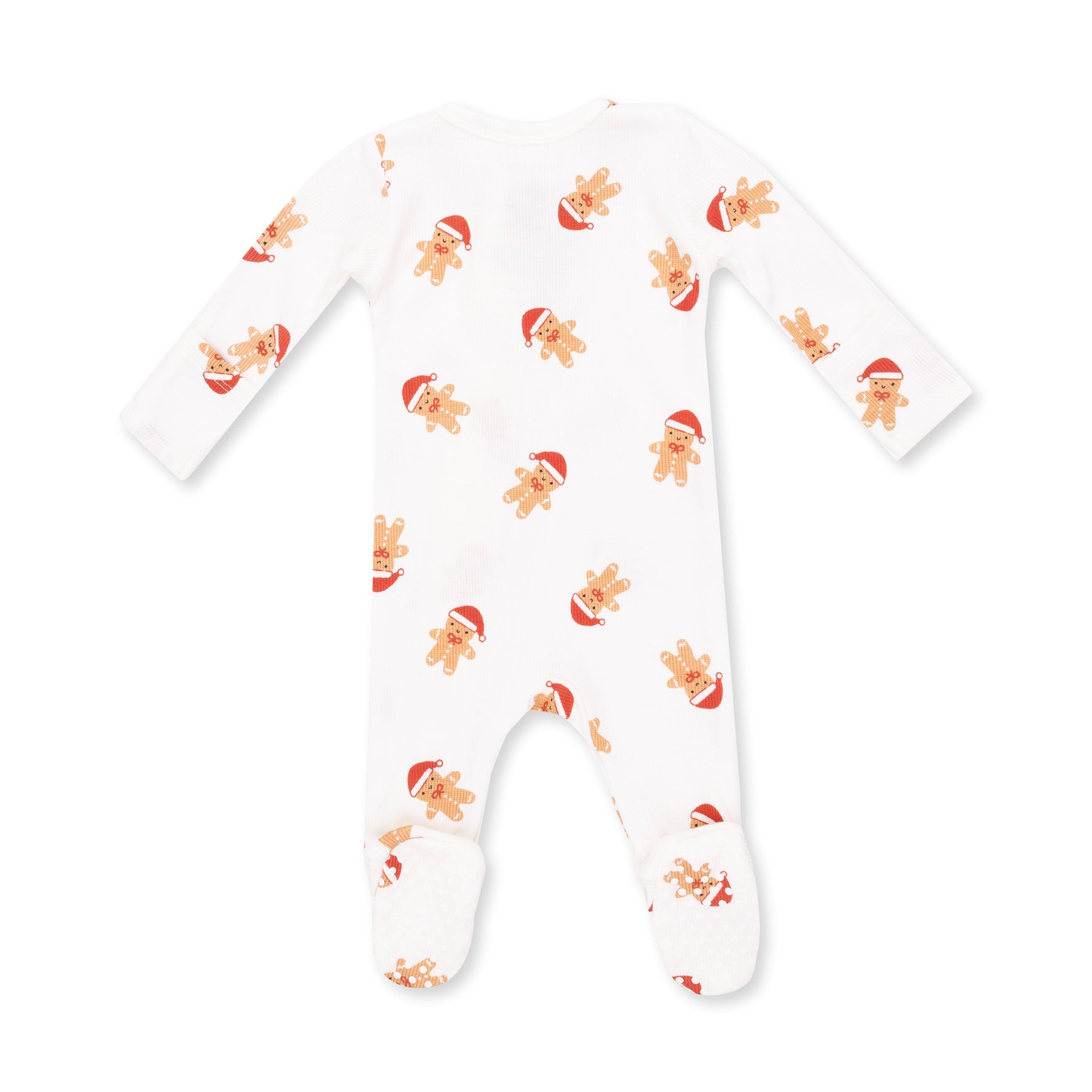 Simple Gingerbread - 2 Way Zipper Footie by Angel Dear