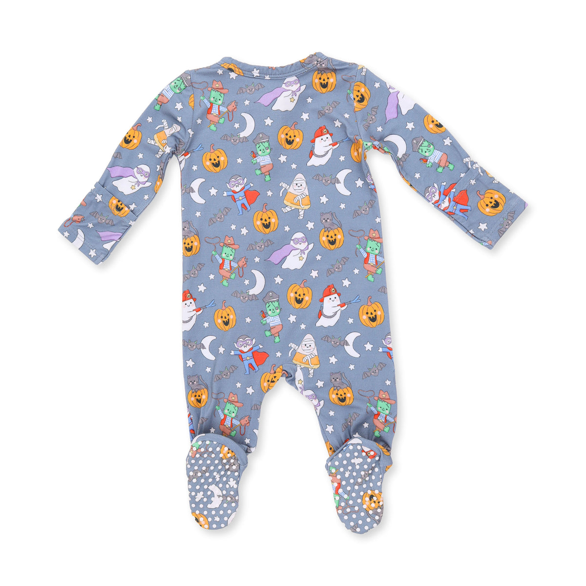 Halloween Monster Dress Up Blue - 2 Way Zipper Footie by Angel Dear