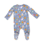 Halloween Monster Dress Up Blue - 2 Way Zipper Footie by Angel Dear