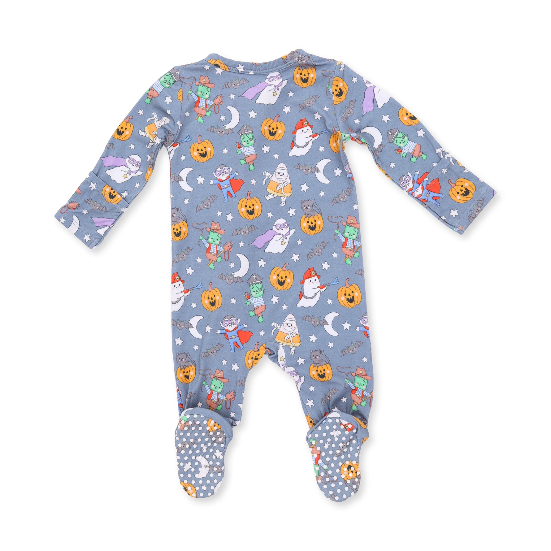 Halloween Monster Dress Up Blue - 2 Way Zipper Footie by Angel Dear