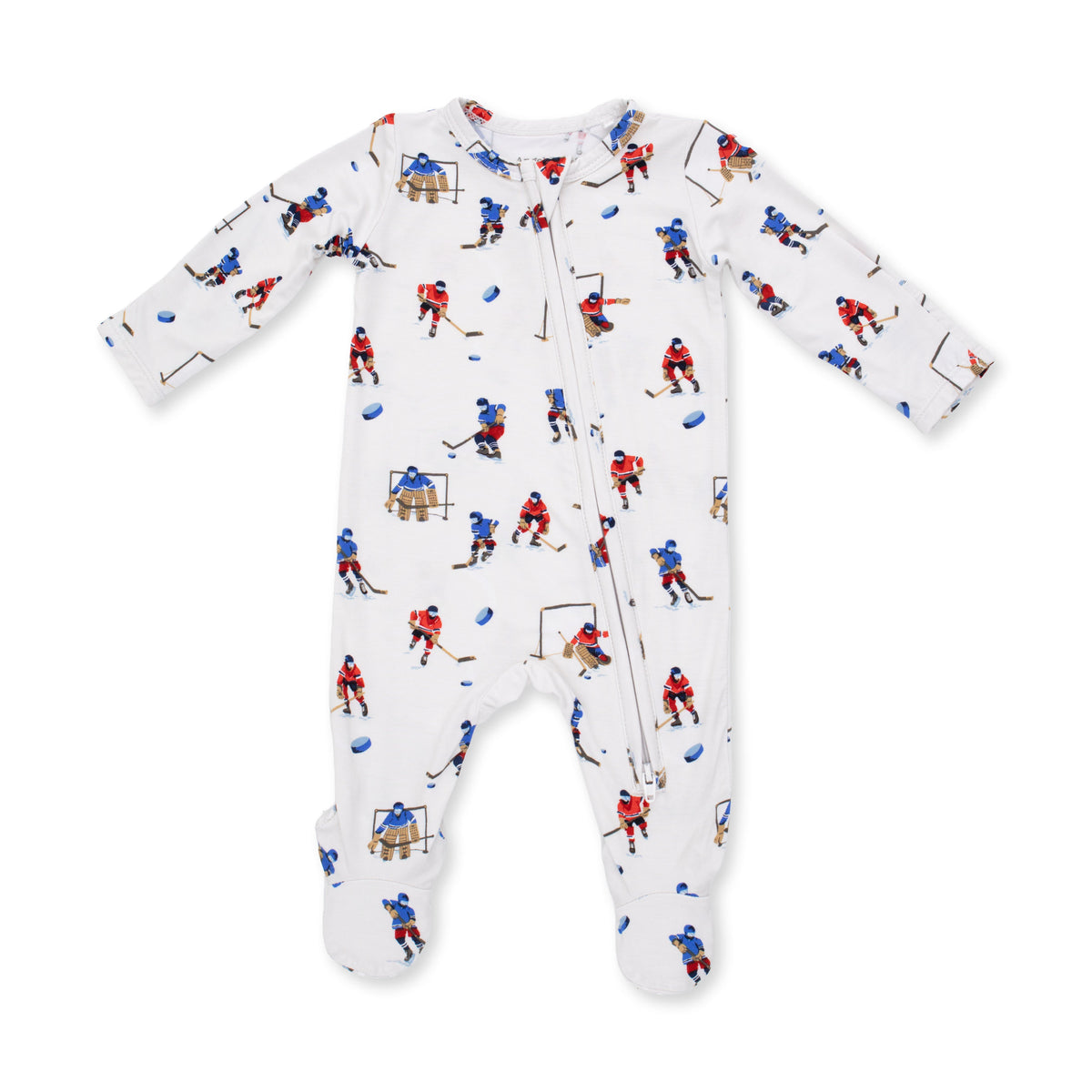 Hockey Players - 2 Way Zipper Footie by Angel Dear