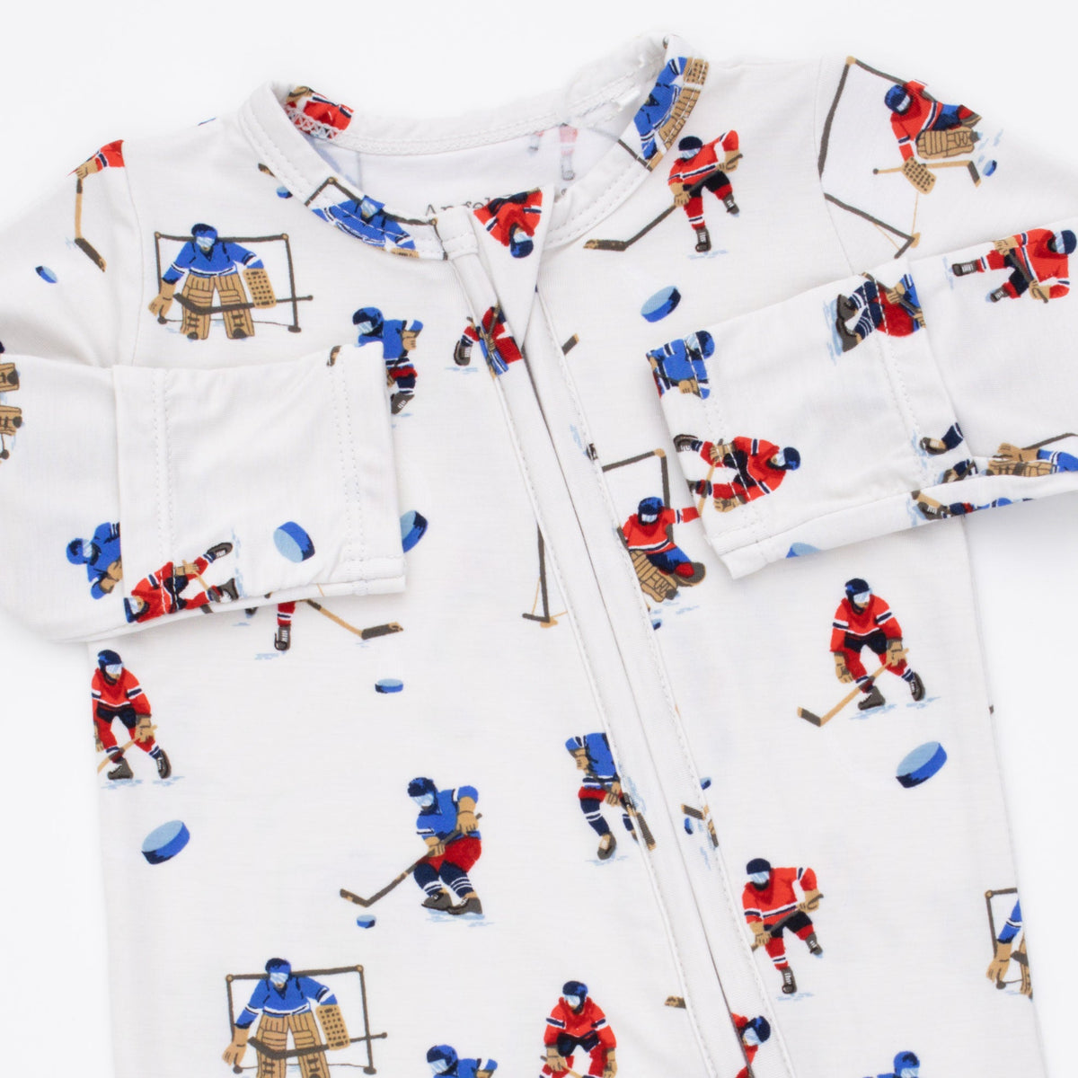 Hockey Players - 2 Way Zipper Footie by Angel Dear