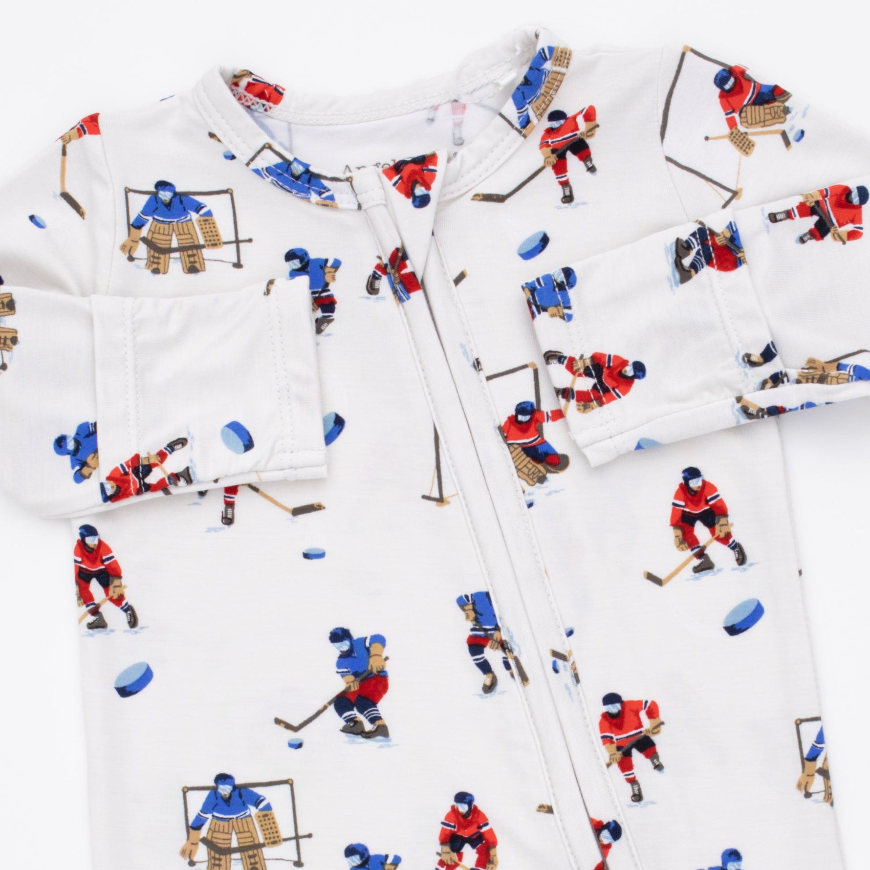 Hockey Players - 2 Way Zipper Footie by Angel Dear