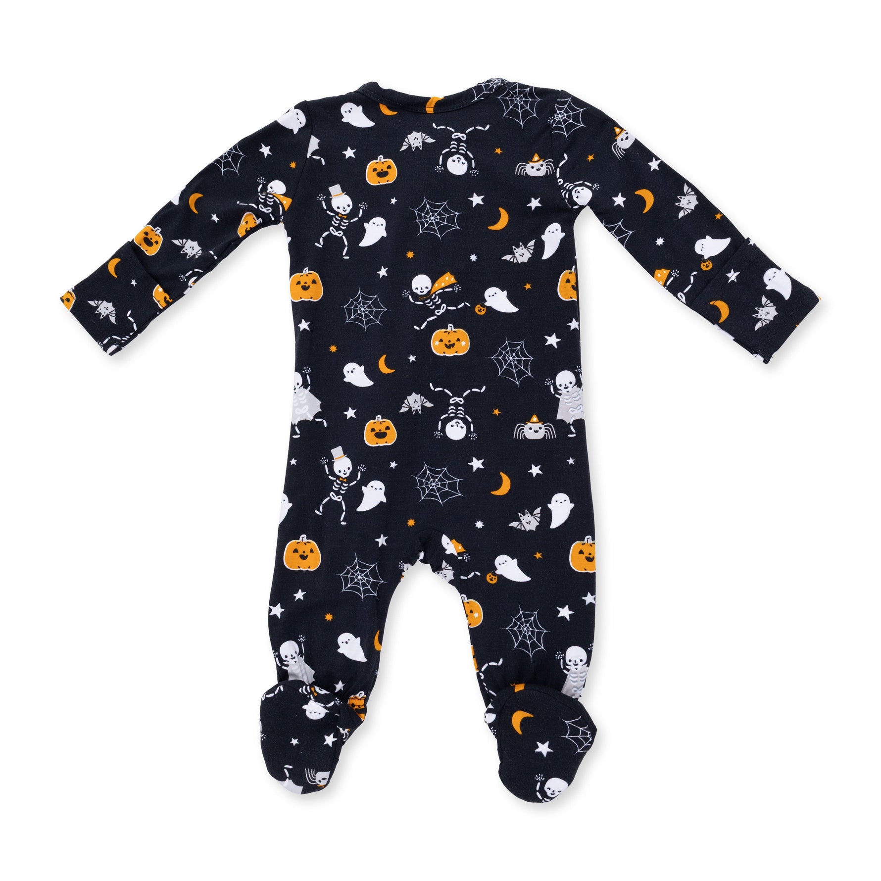 Halloween Skeleton Buddies - 2 Way Zipper Footie by Angel Dear