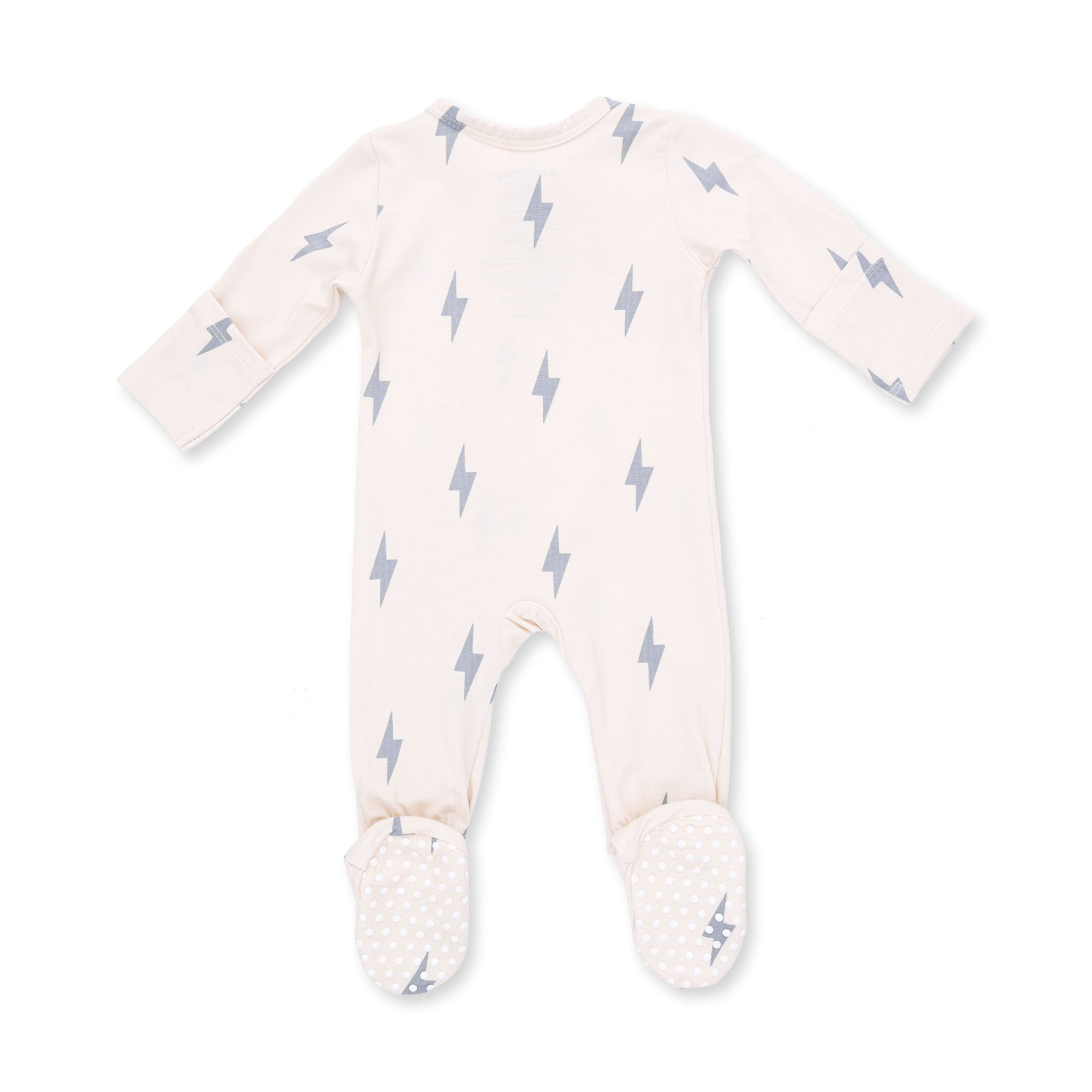 Lightning Bolt Viscose - 2 Way Zipper Footie by Angel Dear (view 2 of 3)