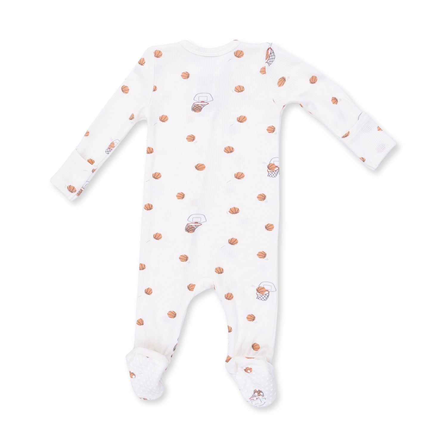 Mini Basketballs - 2 Way Zipper Footie