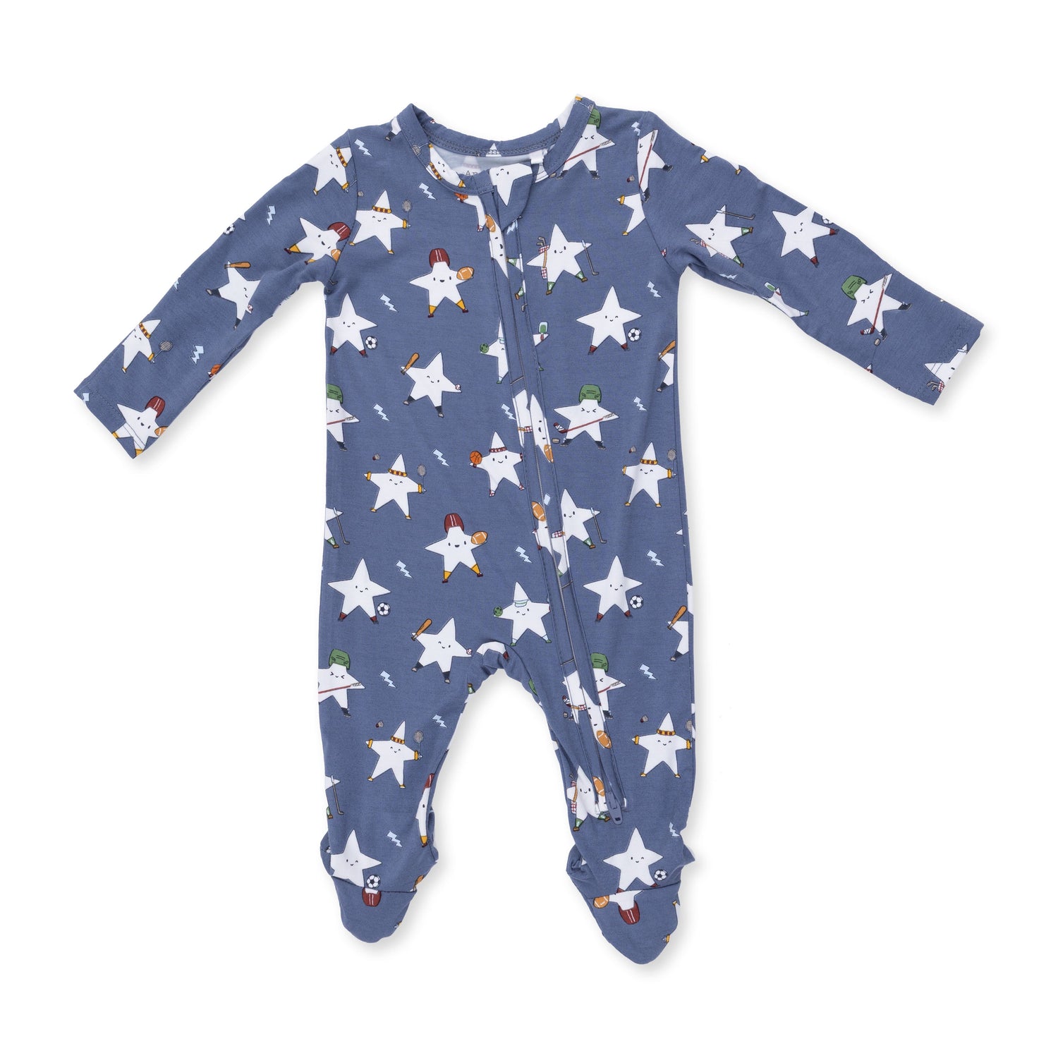 Sports All Stars Glow in the Dark - 2 Way Zipper Footie by Angel Dear (view 2 of 4)