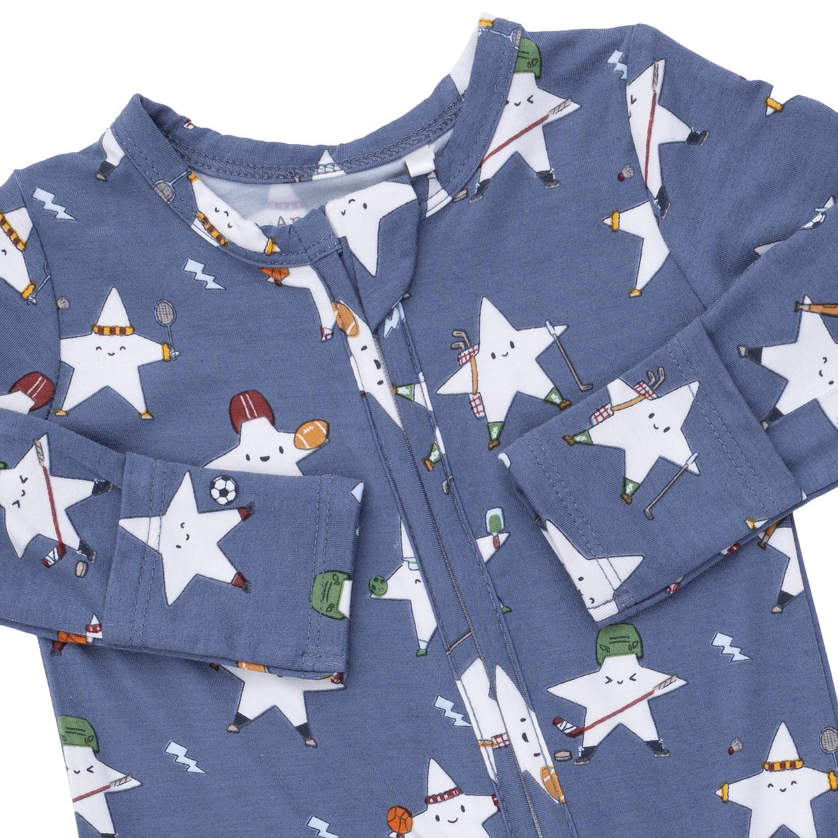Sports All Stars Glow in the Dark - 2 Way Zipper Footie by Angel Dear (view 4 of 4)
