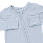 Solid Blue Fog - 2 Way Zipper Footie by Angel Dear