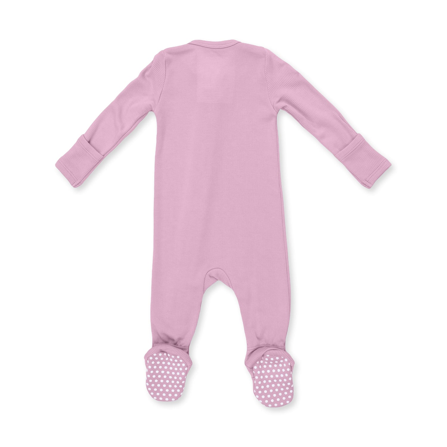 Solid Lilas - 2 Way Zipper Footie by Angel Dear (view 2 of 3)