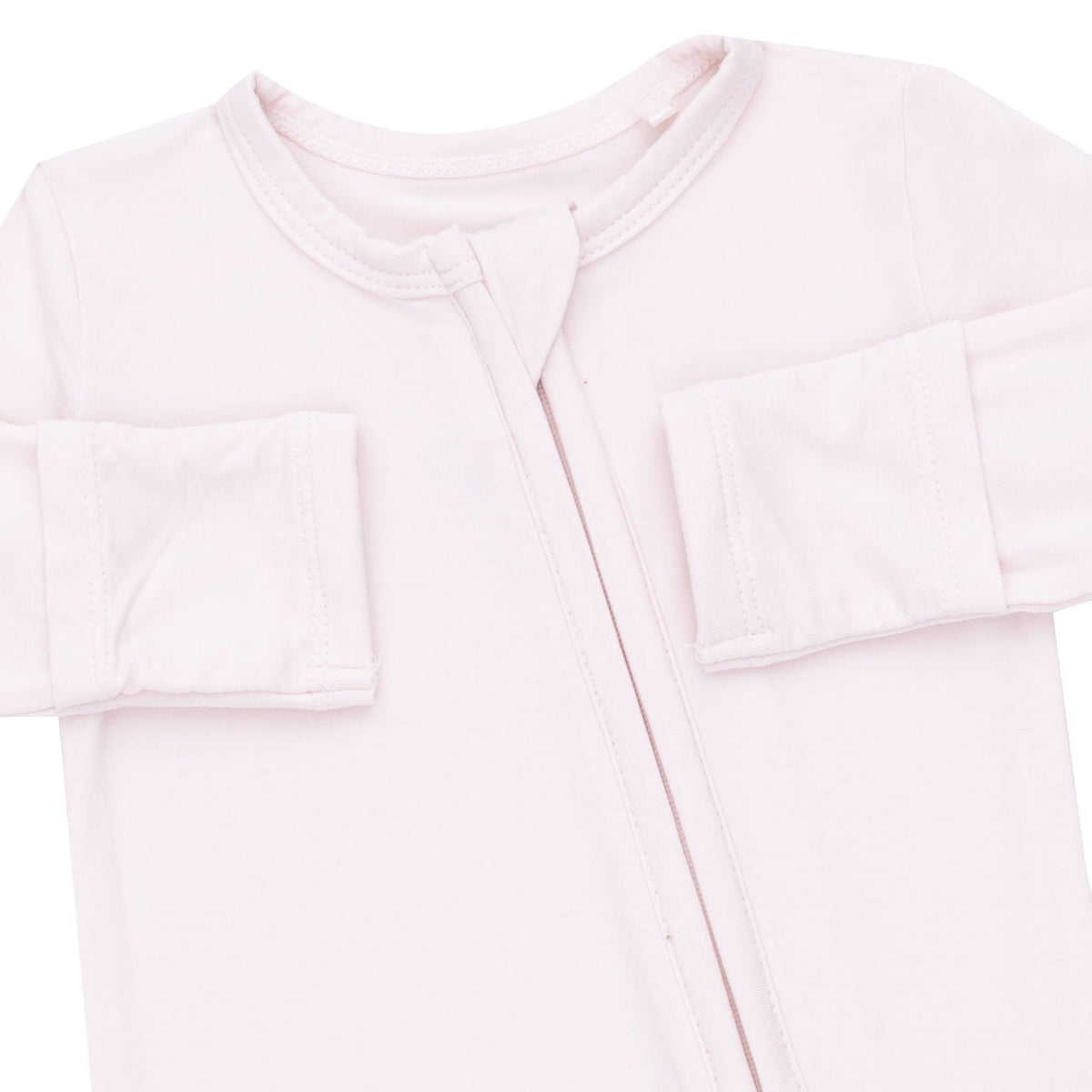 Solid Mauve Morn - 2 Way Zipper Footie by Angel Dear
