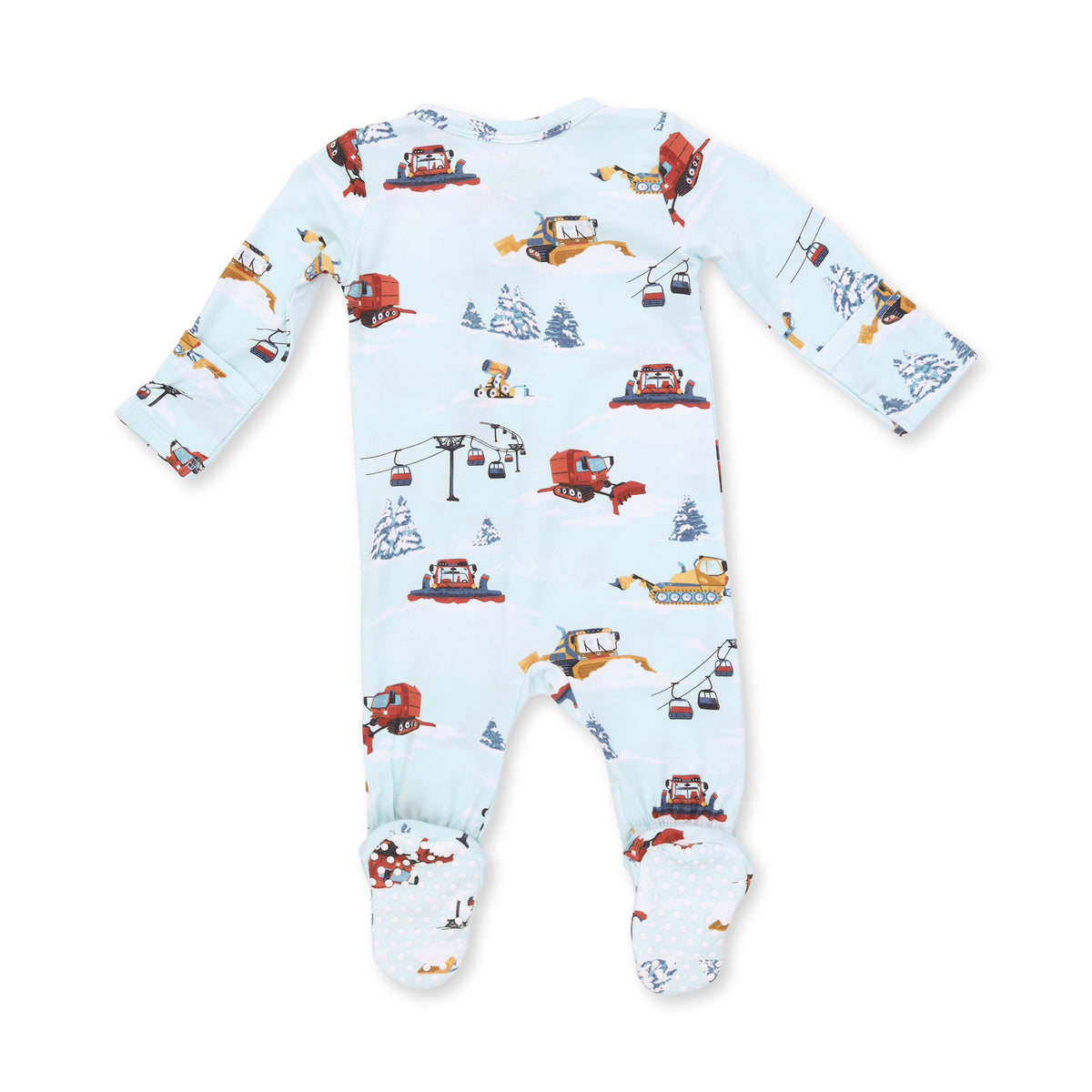 Snow Cats - 2 Way Zipper Footie by Angel Dear (view 2 of 3)