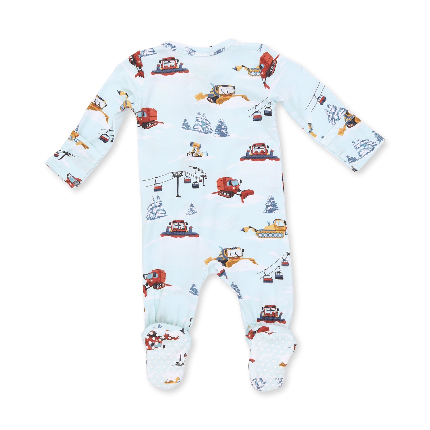 Snow Cats - 2 Way Zipper Footie by Angel Dear (view 2 of 3)