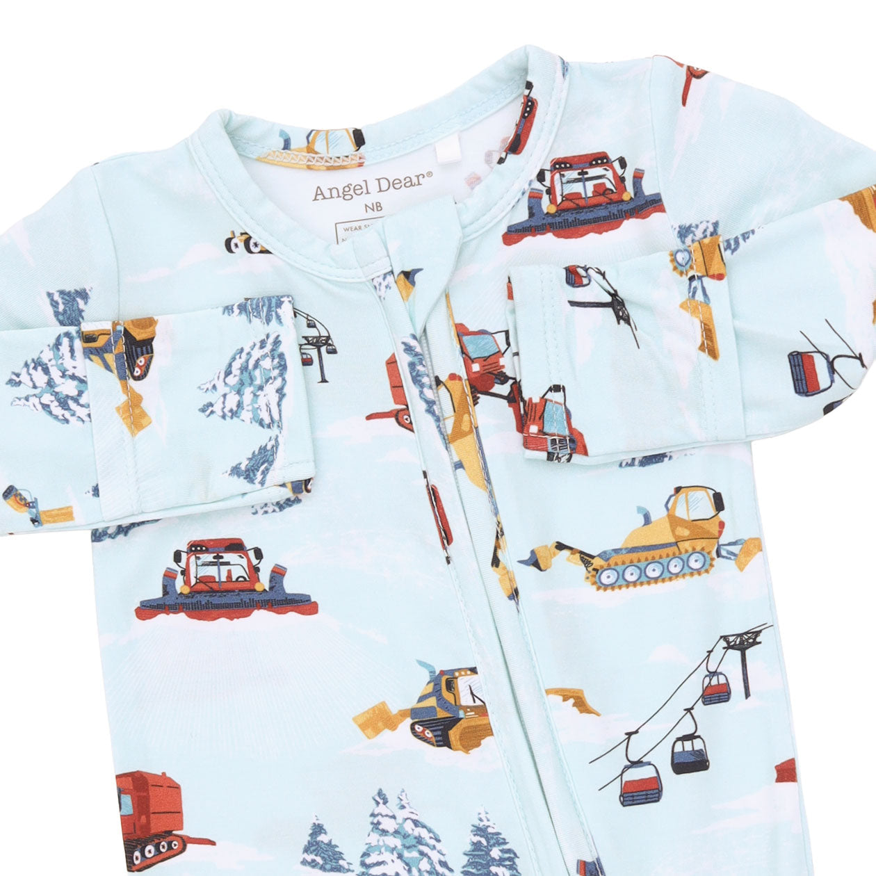 Snow Cats - 2 Way Zipper Footie by Angel Dear (view 3 of 3)