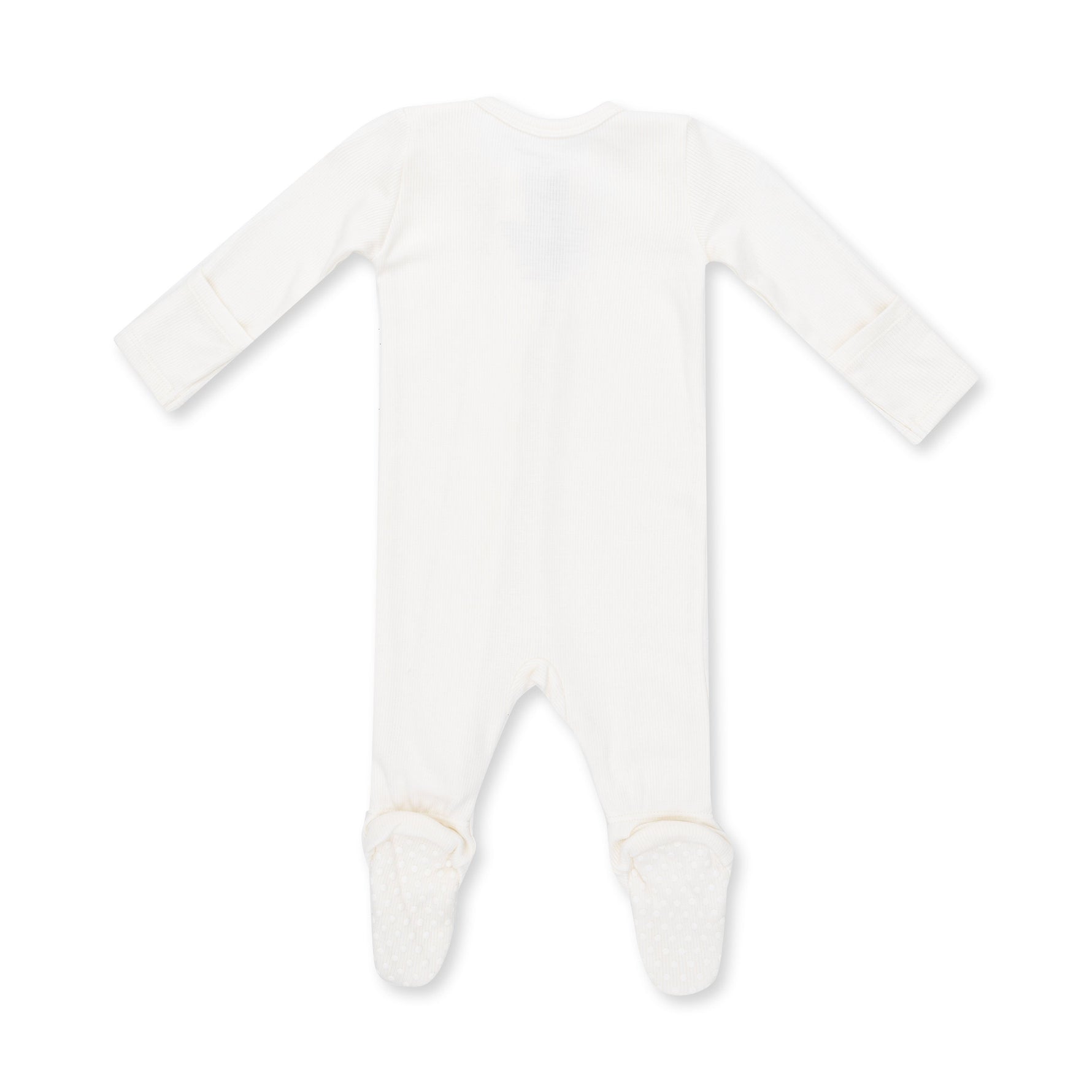 Solid Snow White - 2 Way Zipper Footie by Angel Dear