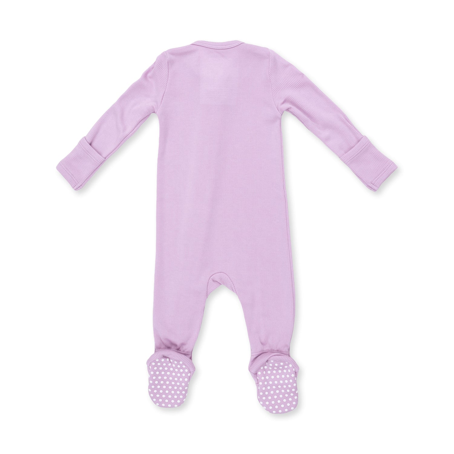 Solid Winsome Orchid - 2 Way Zipper Footie by Angel Dear (view 2 of 3)