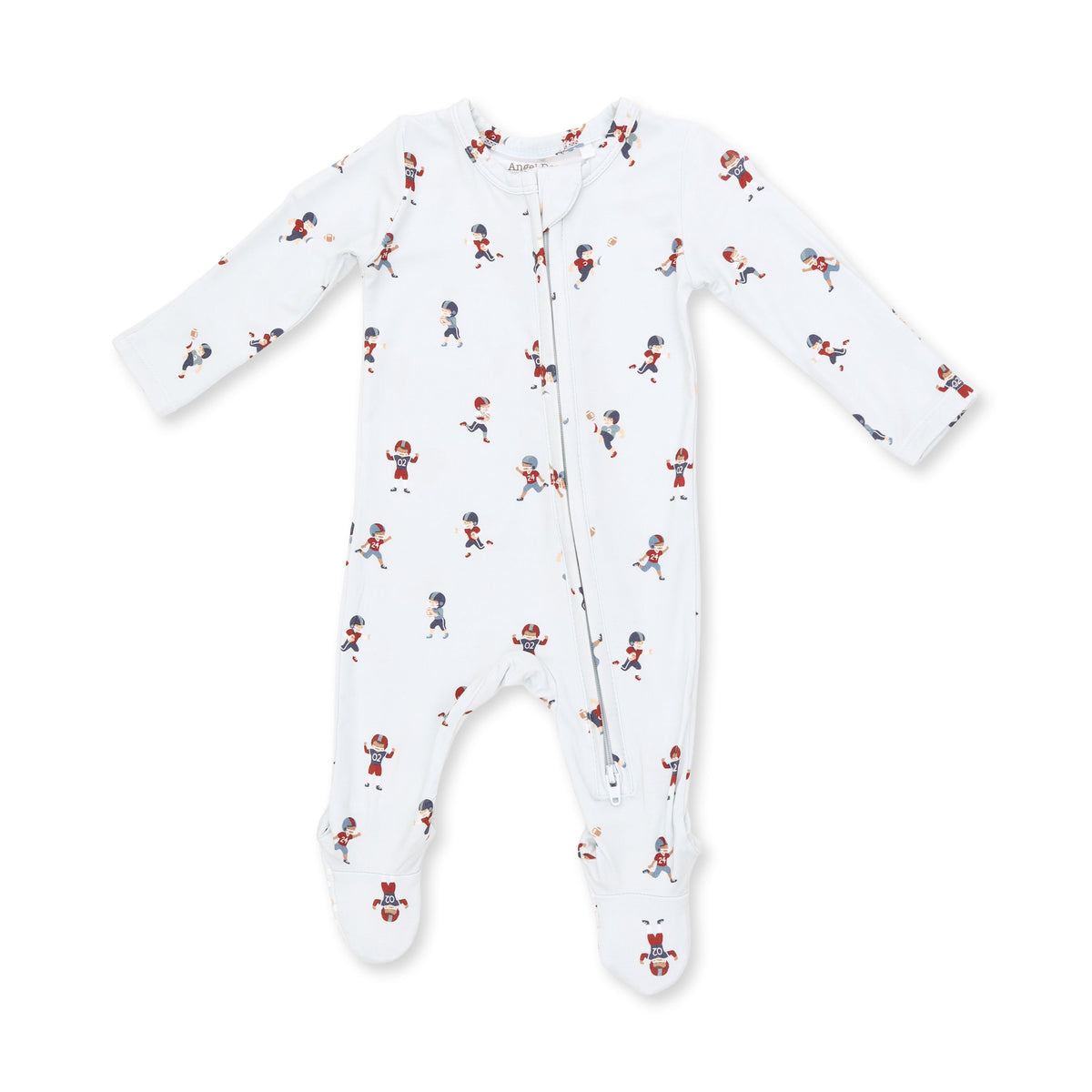 Tiny Footballers - 2 Way Zipper Footie by Angel Dear (view 2 of 4)