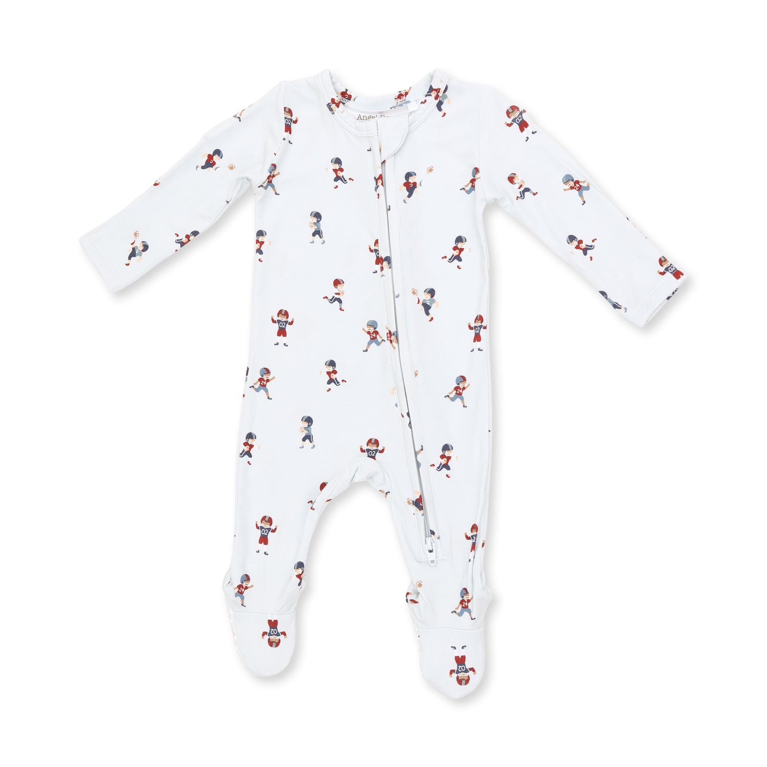 Tiny Footballers - 2 Way Zipper Footie by Angel Dear (view 2 of 4)