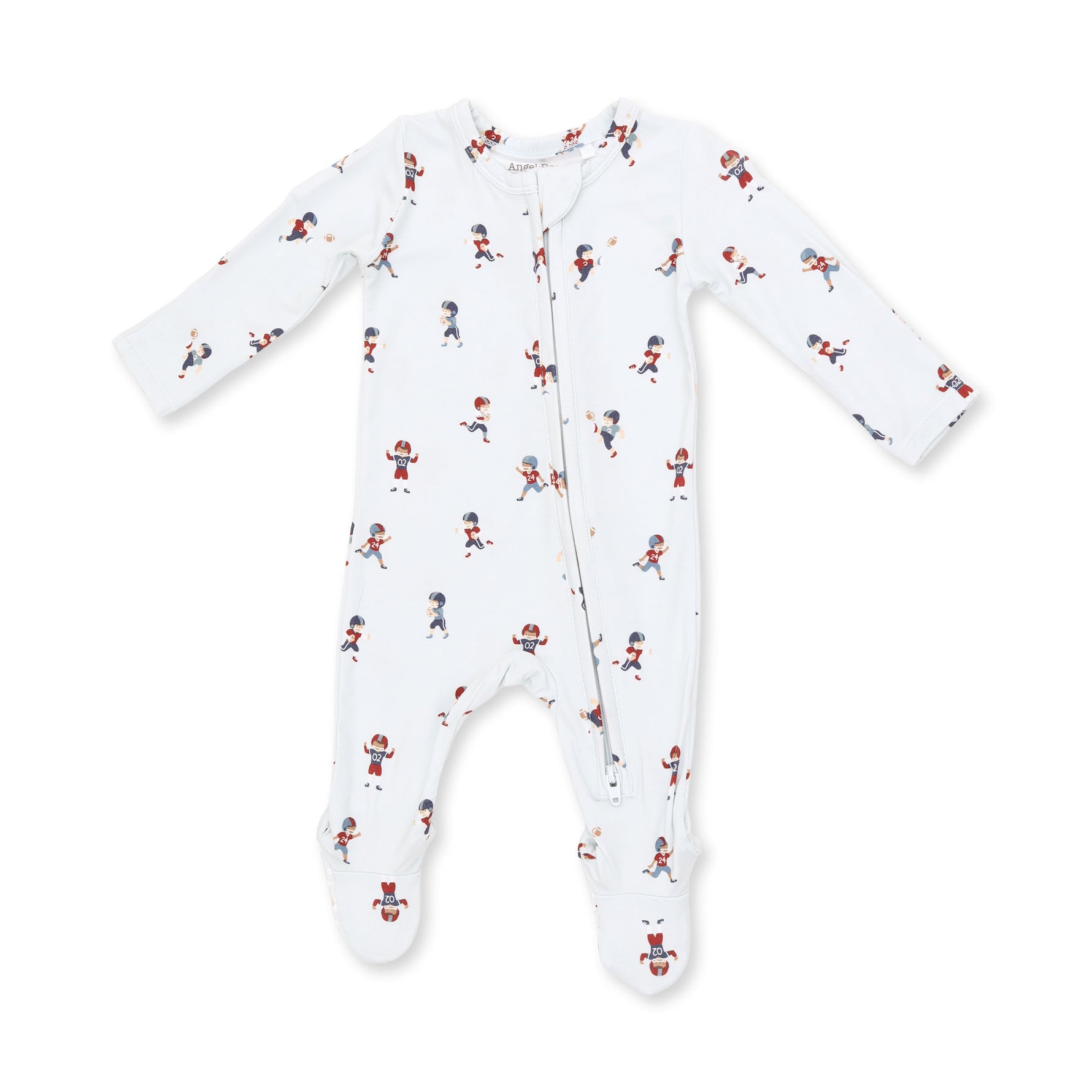 Tiny Footballers - 2 Way Zipper Footie by Angel Dear (view 2 of 4)
