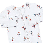 Tiny Footballers - 2 Way Zipper Footie by Angel Dear (view 4 of 4)