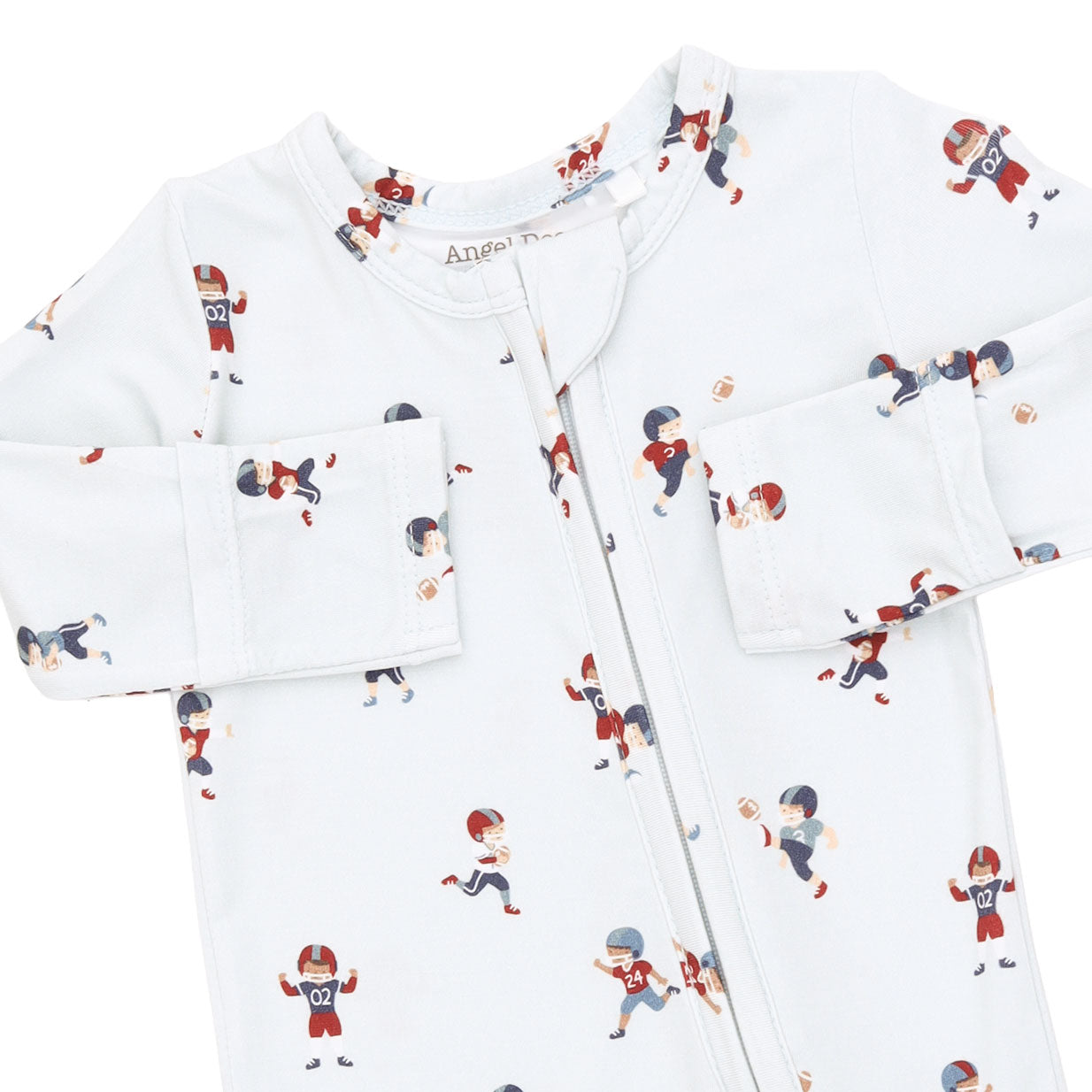 Tiny Footballers - 2 Way Zipper Footie by Angel Dear (view 4 of 4)