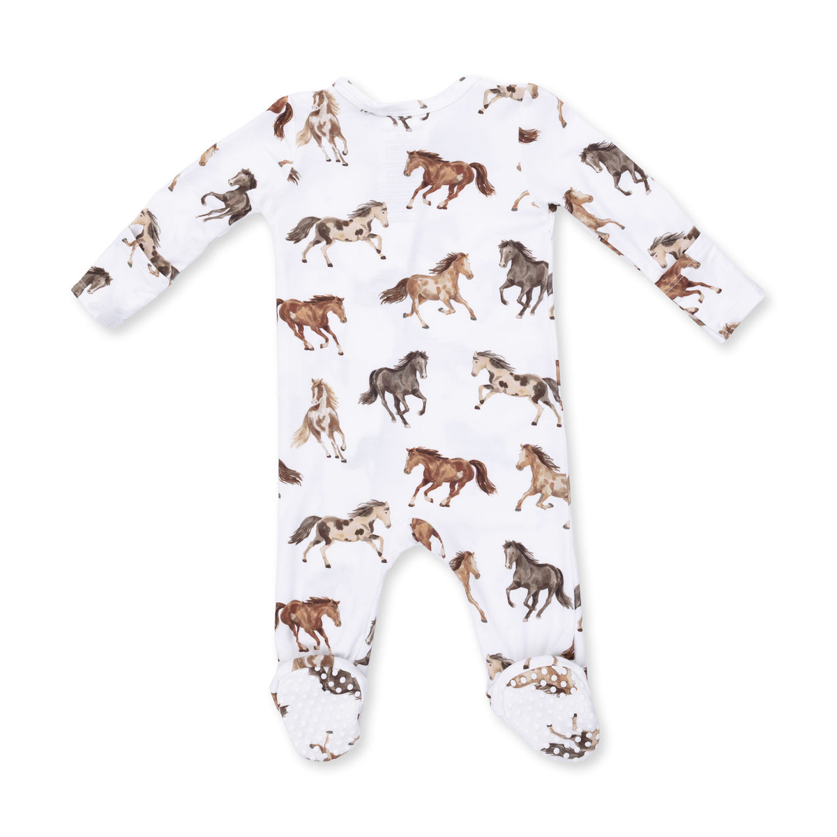 Wild Horses - 2 Way Zipper Footie by Angel Dear (view 2 of 3)