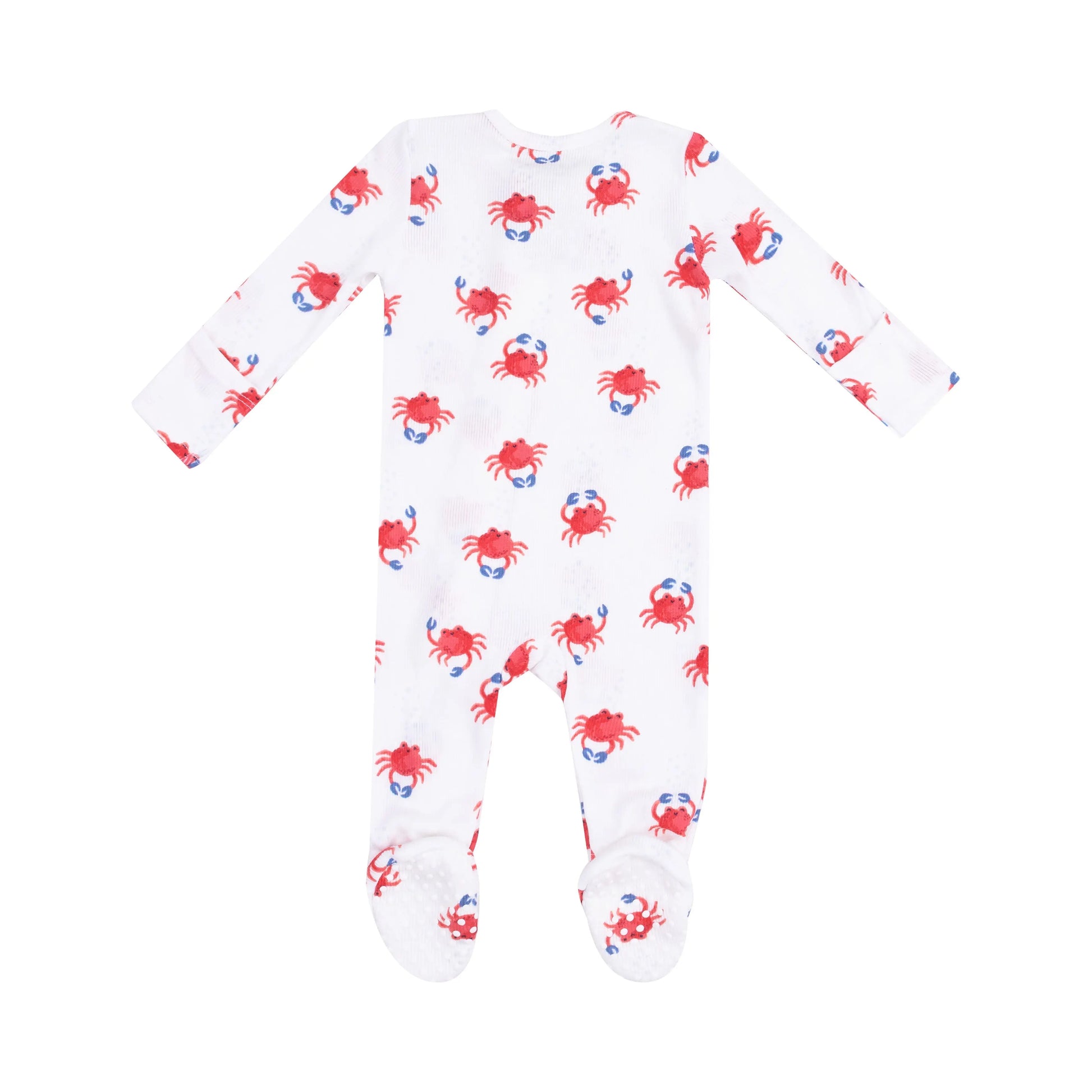2 Way Zipper Footie Crabby Cuties for Babies.