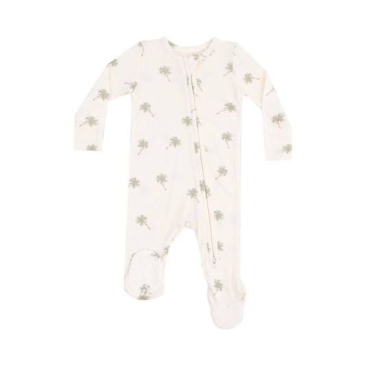 2 Way Zipper Footie Palm Trees by Angel Dear.
