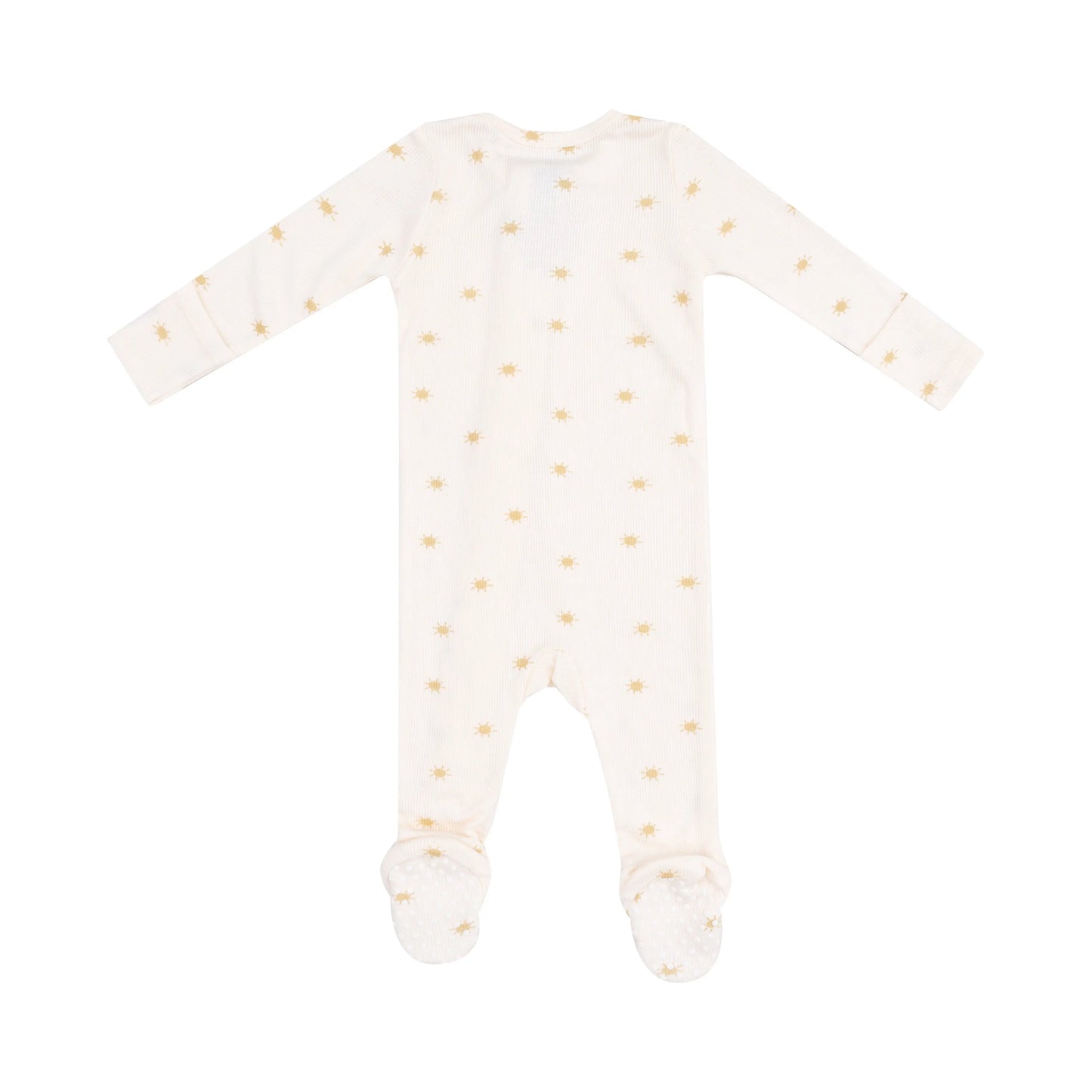 2 Way Zipper Footie Simple Suns Baby Outfit.